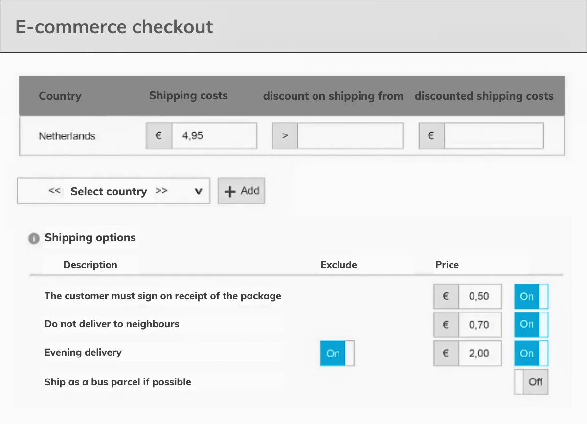 Volle Kontrolle für Kunden beim Checkout