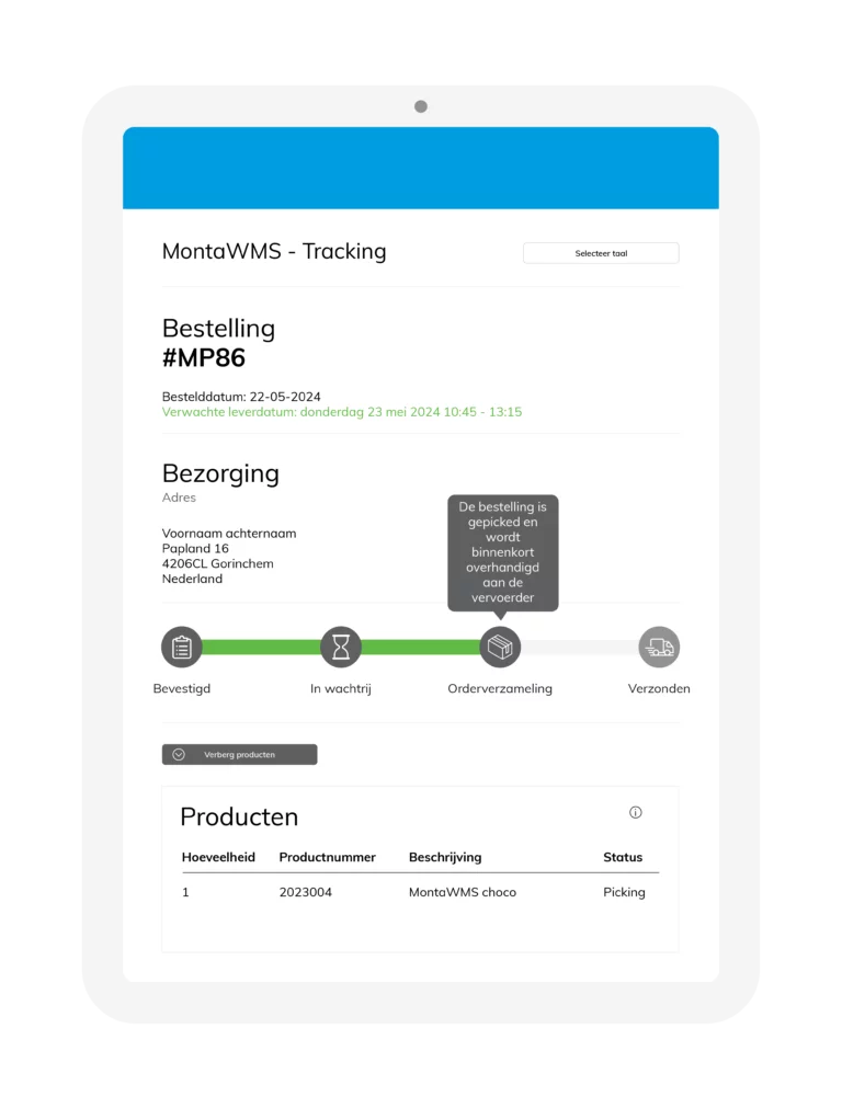 Wanneer is MontaTracking interessant? - MontaWMS