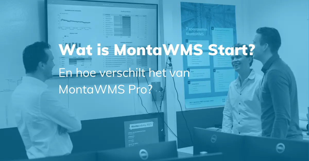 MontaWMS Start software voor magazijnen